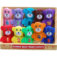 Number Bear Finger Puppets